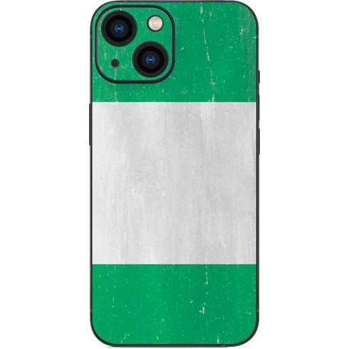 Nigeria Flag Distressed iPhone 13 Mini Skin